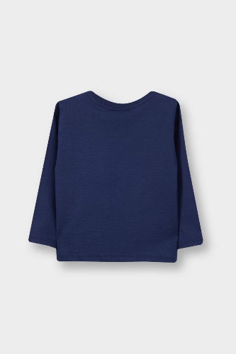 Resim Defacto Erkek Bebek Uzun Kol T-shirt E8354A5/NV241