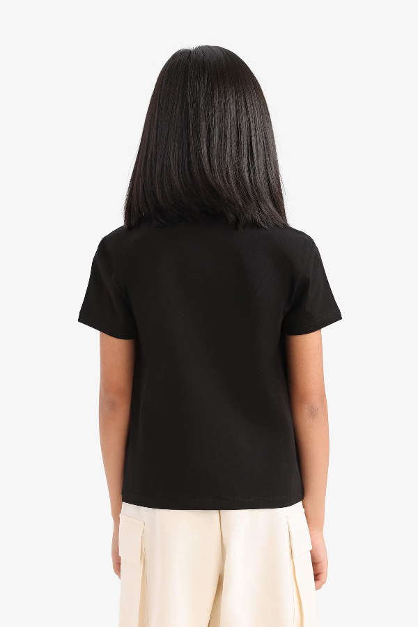 Resim Defacto Kız Çocuk  T-shirt E5900A8BK81