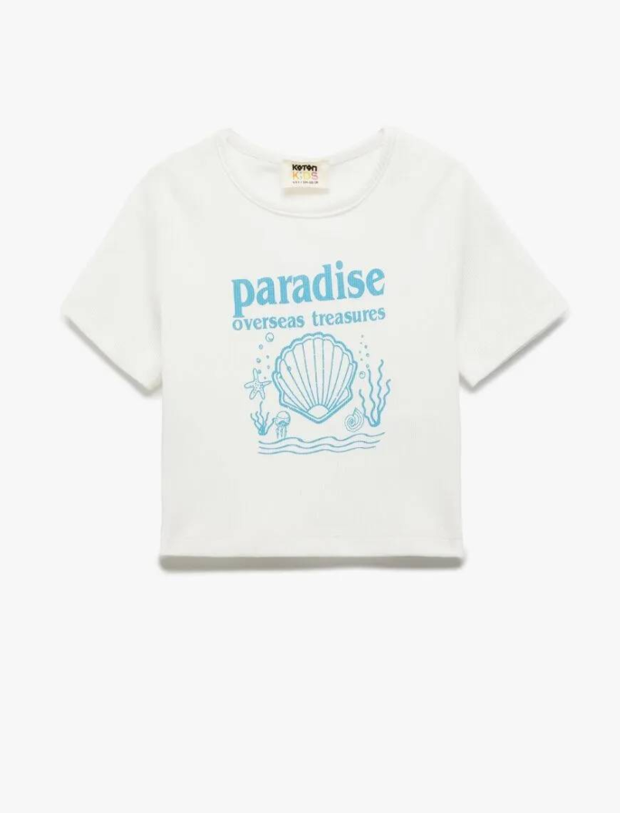 Resim Koton Kız Çocuk T-shirt 5SKG10047AK
