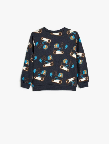 Resim Koton Erkek Bebek Sweat 5WMB10143TK