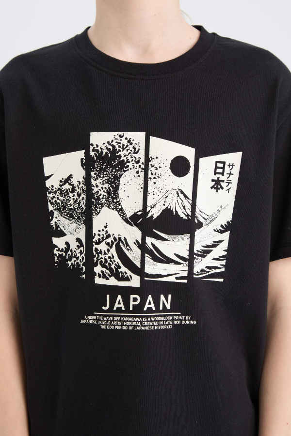Resim Defacto Erkek Çocuk Kısa Kol T-shirt D9278A8BK81