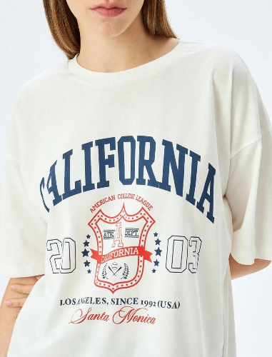 Resim Koton Kadın T-shirt 5SAL10113IK