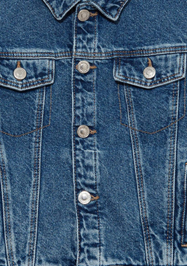 Resim Mavi Kai Dark Erkek Çocuk Jean Ceket M6111402-91062