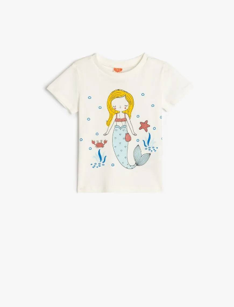 Resim Koton Kız Bebek T-shirt 5SMG10022AK