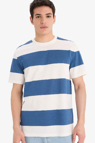Resim Defacto Erkek T-shirt E5485AX/BE607
