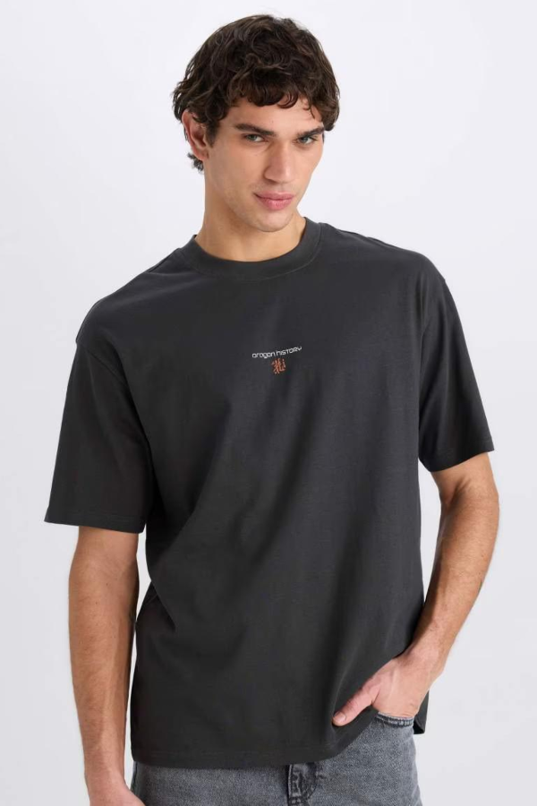 Resim Defacto Erkek  T-shirt E0908AXAR221