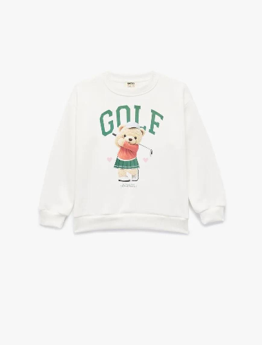 Resim Koton Kız Çocuk Sweat 6Wkg10058Ak