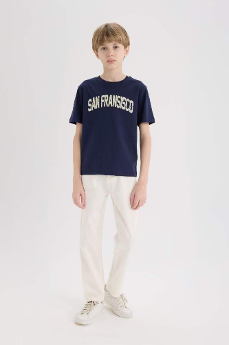 Resim Defacto Erkek Çocuk Kısa Kol T-shirt E0172A8NV31