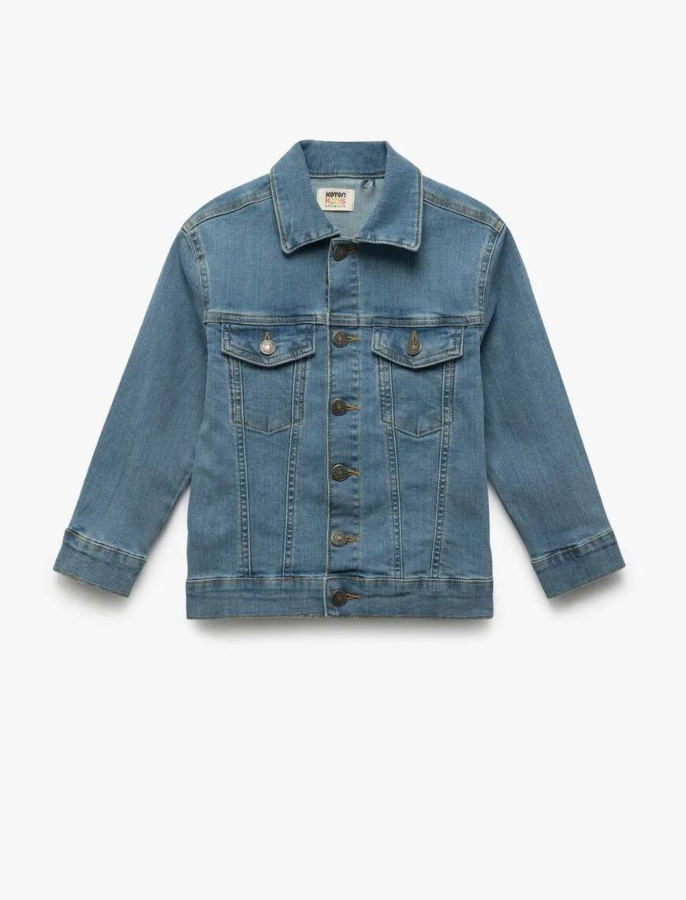 Resim Koton Erkek Çocuk  Jean Ceket 5SKB20003TD