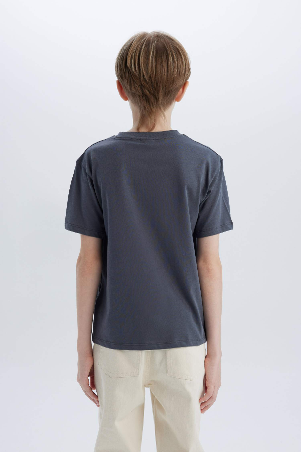 Resim Defacto Erkek Çocuk T-shirt D9256A8/AR58