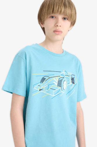 Resim Defacto Erkek Çocuk Kısa Kol T-shirt F0168A8TR248