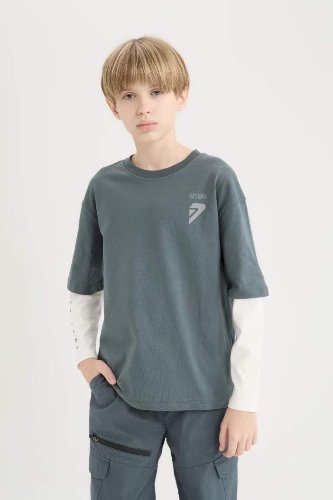 Resim Defacto Erkek Çocuk Uzun kol Sweat D8488A8/AR234
