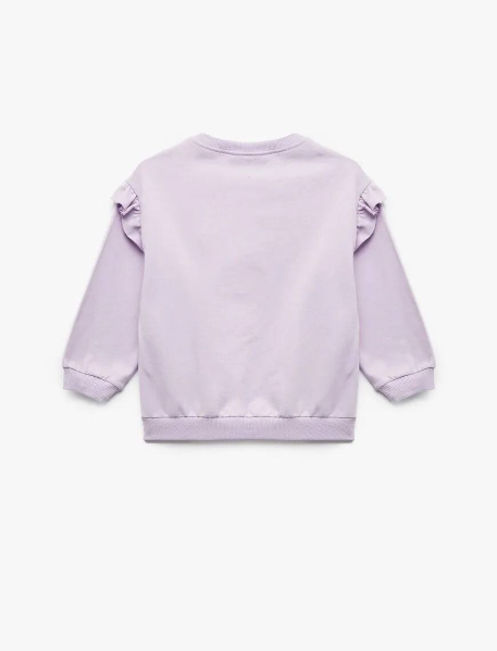 Resim Koton Kız Bebek Sweat 6Wmg10015Ak