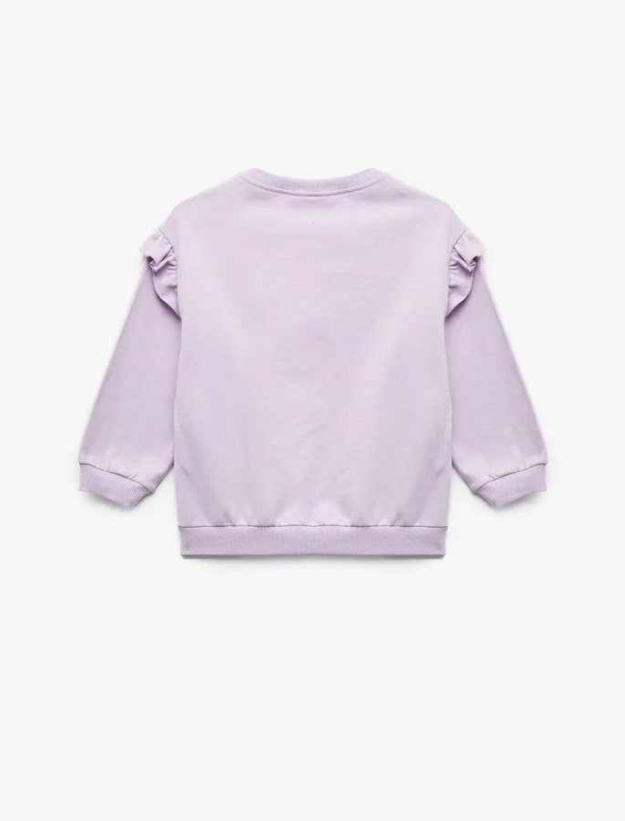 Resim Koton Kız Bebek Sweat 6Wmg10015Ak