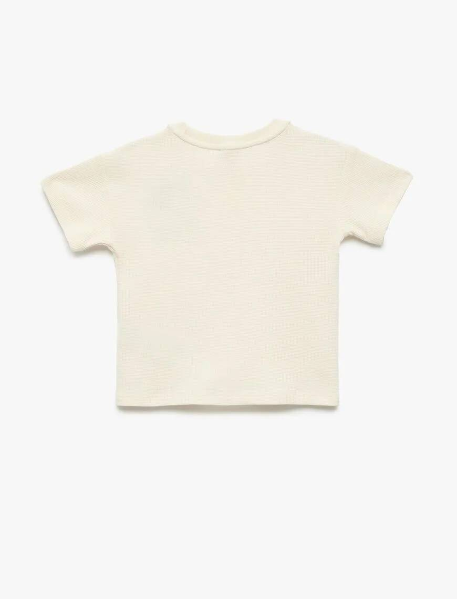 Resim Koton Erkek Bebek T-shirt 5SMB10341TK