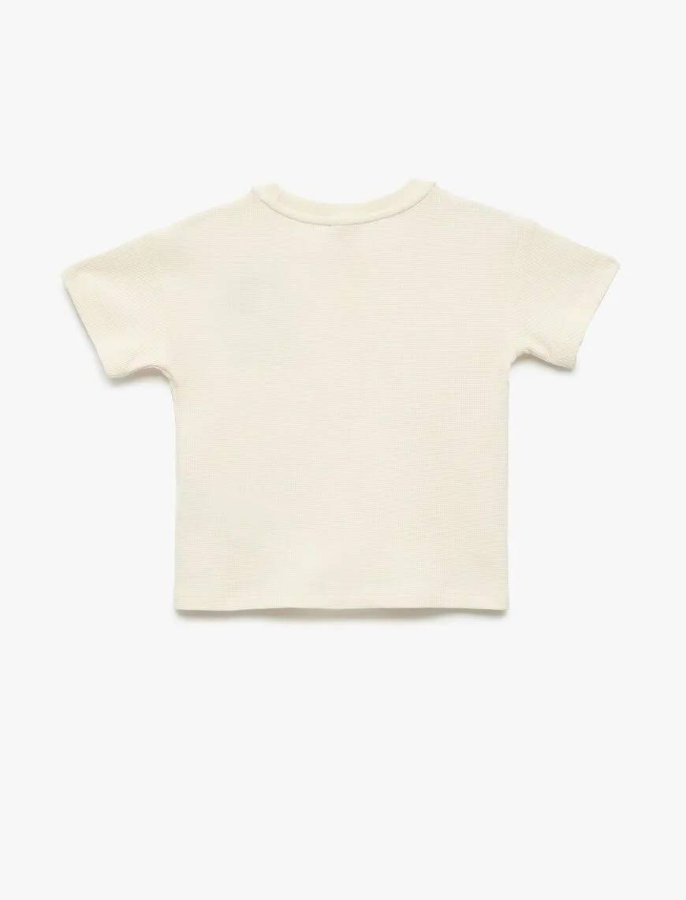 Resim Koton Erkek Bebek T-shirt 5SMB10341TK