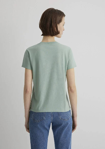 Resim Mavi Semi Slim Kadın  T-shirt M1613200-71787