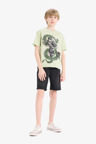 Resim Defacto Erkek Çocuk Kısa Kol T-shirt D9279A8/GN1261