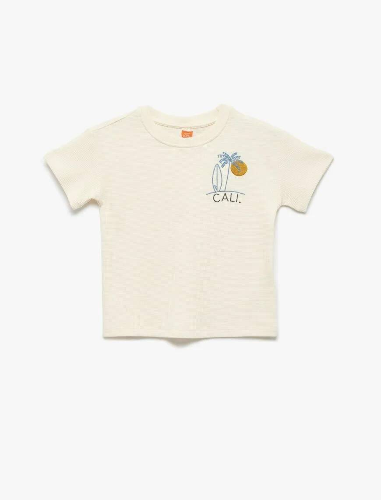 Resim Koton Erkek Bebek T-shirt 5SMB10341TK