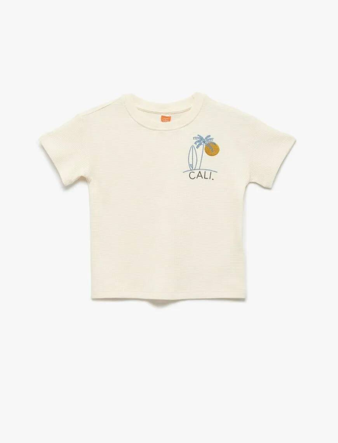 Resim Koton Erkek Bebek T-shirt 5SMB10341TK