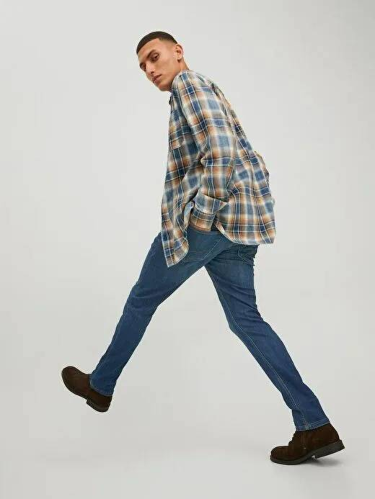 Resim Jack & Jones Jjıglenn Jjevan Am 409 Erkek Jean Pantolon 12283363