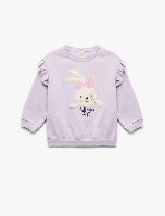 Resim Koton Kız Bebek Sweat 6Wmg10015Ak