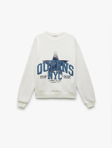 Resim Koton Kadın Sweat 6Wal10127Ik