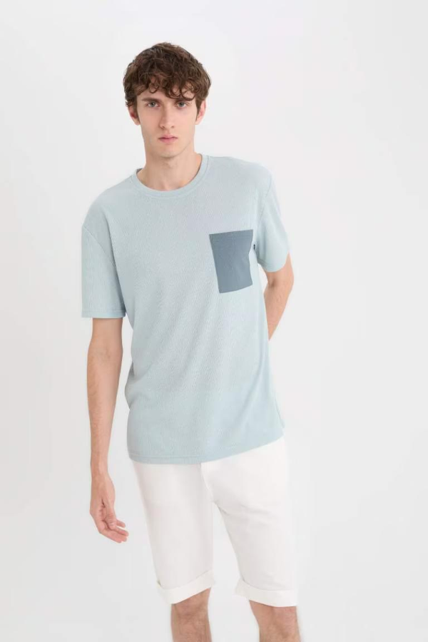 Resim Defacto Erkek  T-shirt B6535AX/BE215