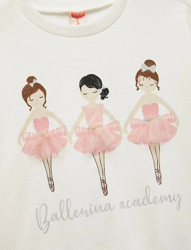 Resim Koton Kız Bebek Sweat 6Wmg10004Ak