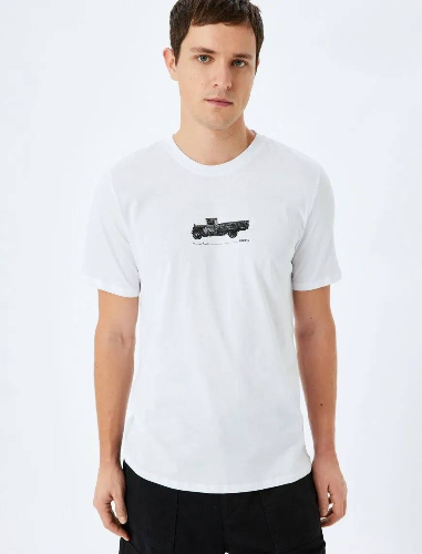 Resim Koton Erkek T-shirt 5SAM10331HK