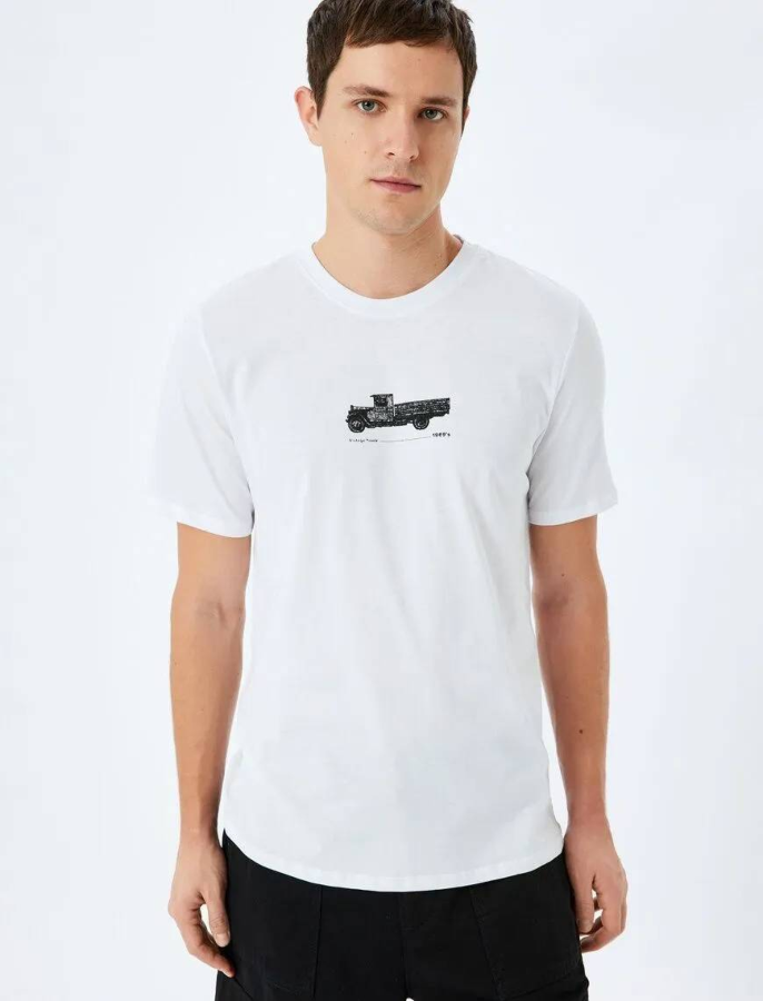 Resim Koton Erkek T-shirt 5SAM10331HK