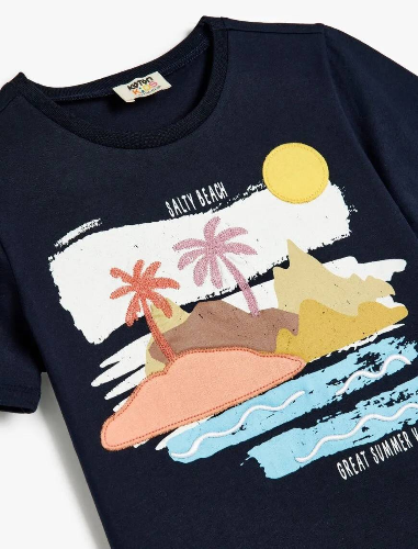 Resim Koton Erkek Çocuk T-shirt 5SKB10151TK