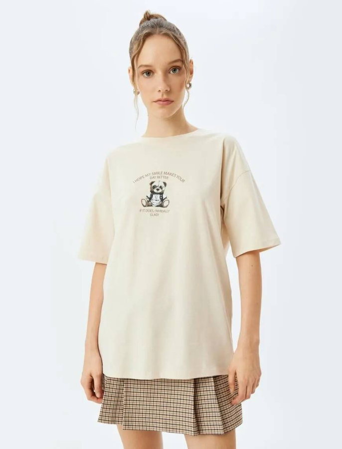 Resim Koton Kadın T-shirt 5SAL10069IK