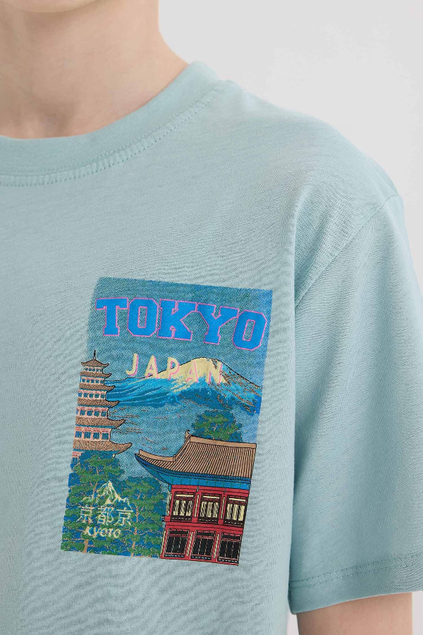 Resim Defacto Erkek Çocuk Kısa Kol T-shirt E5080A8GN1268