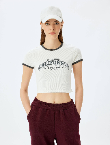 Resim Koton Kadın T-shirt 5SAL10214IK