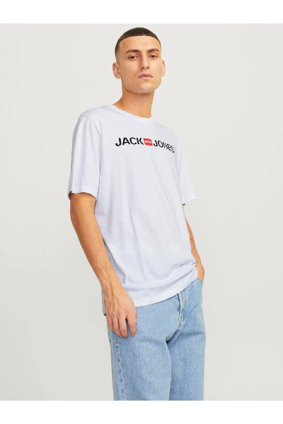 Resim Jack & Jones Jjecorp Logo Tee Ss Crew Neck Noos Erkek T-Shirt 12137126