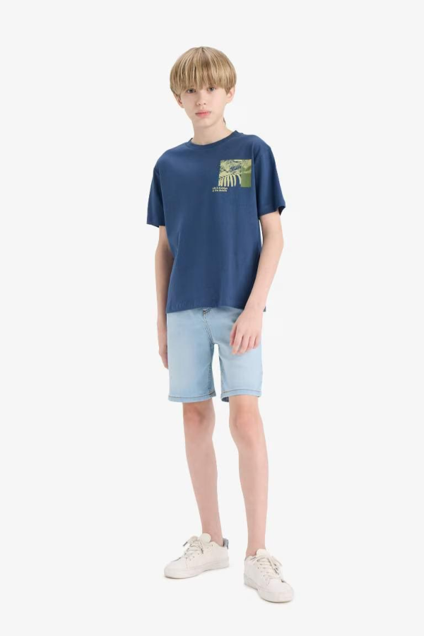 Resim Defacto Erkek Çocuk Kısa Kol T-shirt E4167A8/IN120