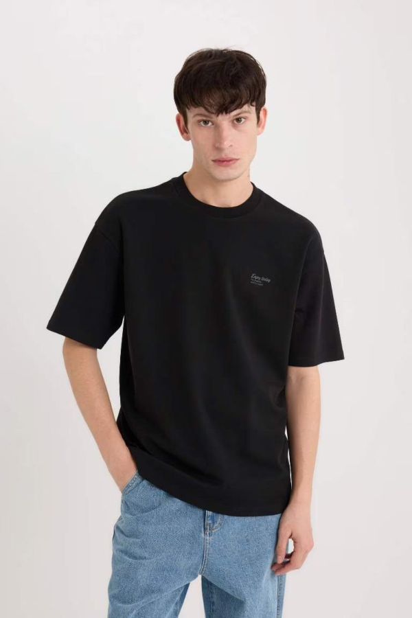 Resim Defacto Erkek  T-shirt D5507AXBK81