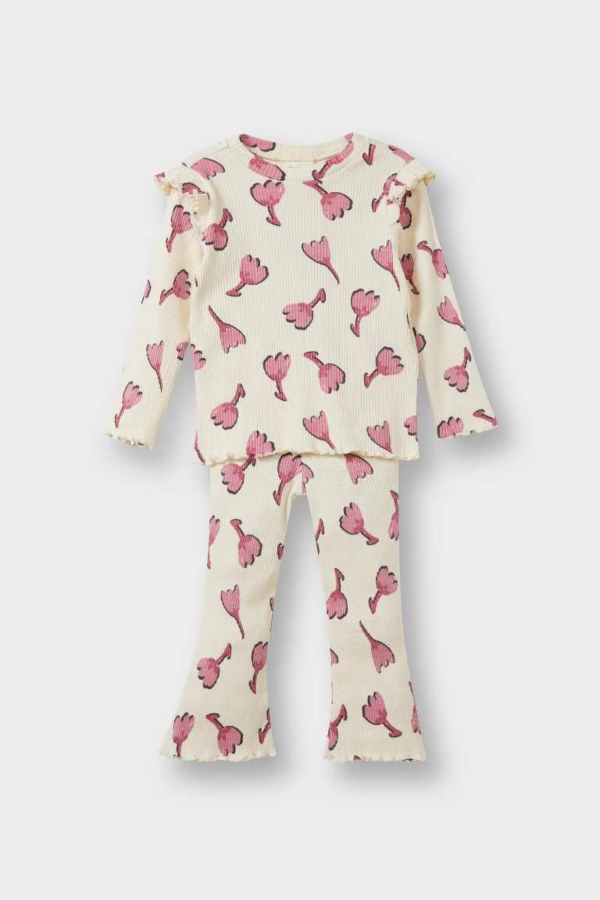 Resim Defacto Kız Bebek  Sweat Takım F3714A5/ER134