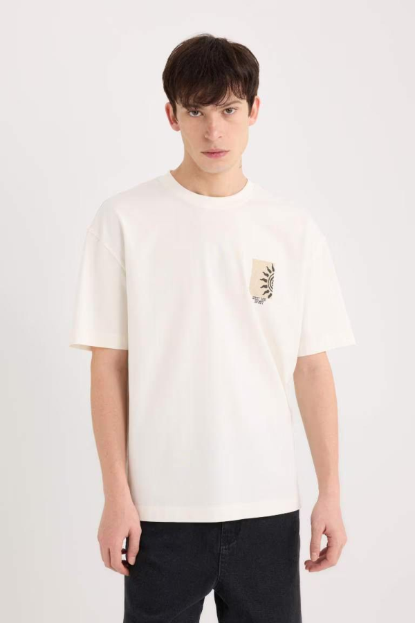 Resim Defacto Erkek  T-shirt B5813AXER105
