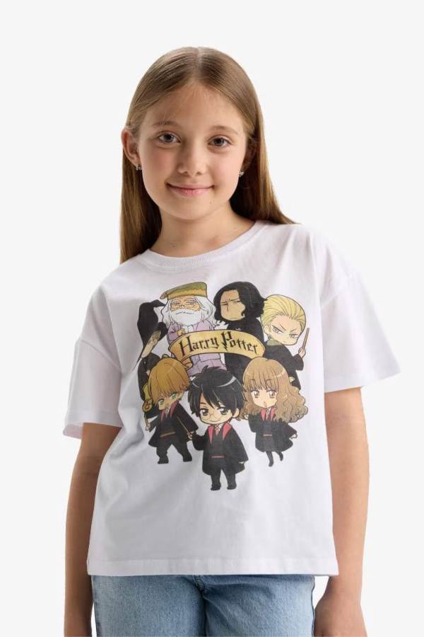 Resim Defacto Kız Çocuk T-shirt E4411A8/WT34