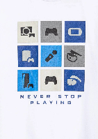 Resim Mavi Ps Never Erkek Çocuk T-Shirt M6610374-620