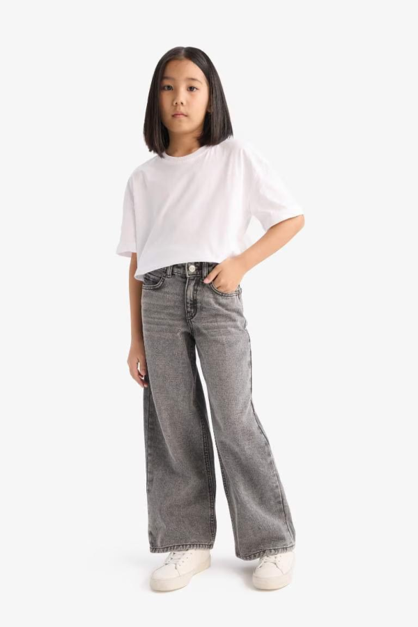 Resim Defacto Kız Çocuk  Jean Pantolon D7111A8/NM18