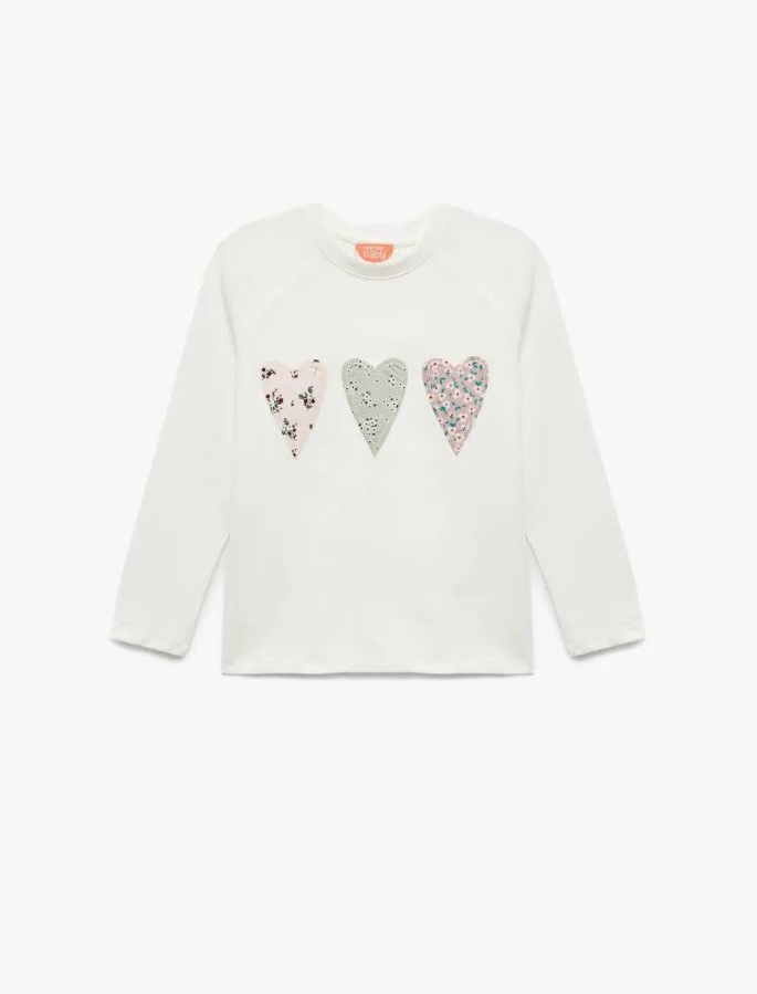 Resim Koton Kız Bebek Sweat 6WMG10087AK