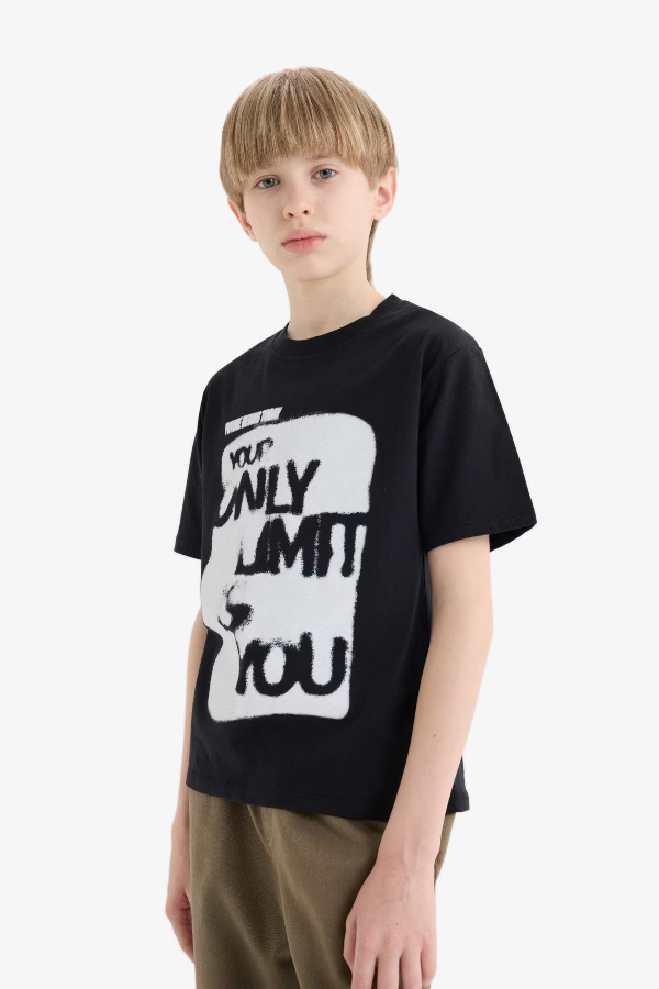 Resim Defacto Erkek Çocuk Kısa Kol T-shirt D9274A8BK81