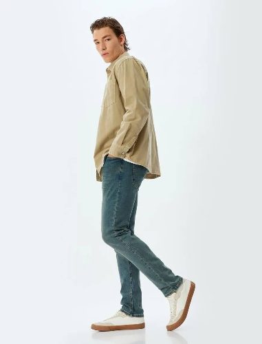 Resim Koton Erkek Jean Pantolon 5WAM40078ID