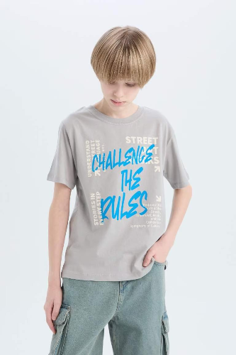 Resim Defacto Erkek Çocuk Kısa Kol T-shirt D9284A8/GR52