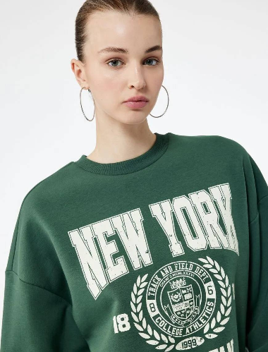 Resim Koton Kadın Sweat 6Wal10138Ik