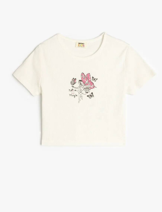 Resim Koton Kız Çocuk T-shirt 5SKG10229AK