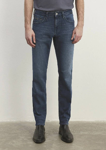 Resim Mavi JAKE Erkek Jean Pantolon M0042286546